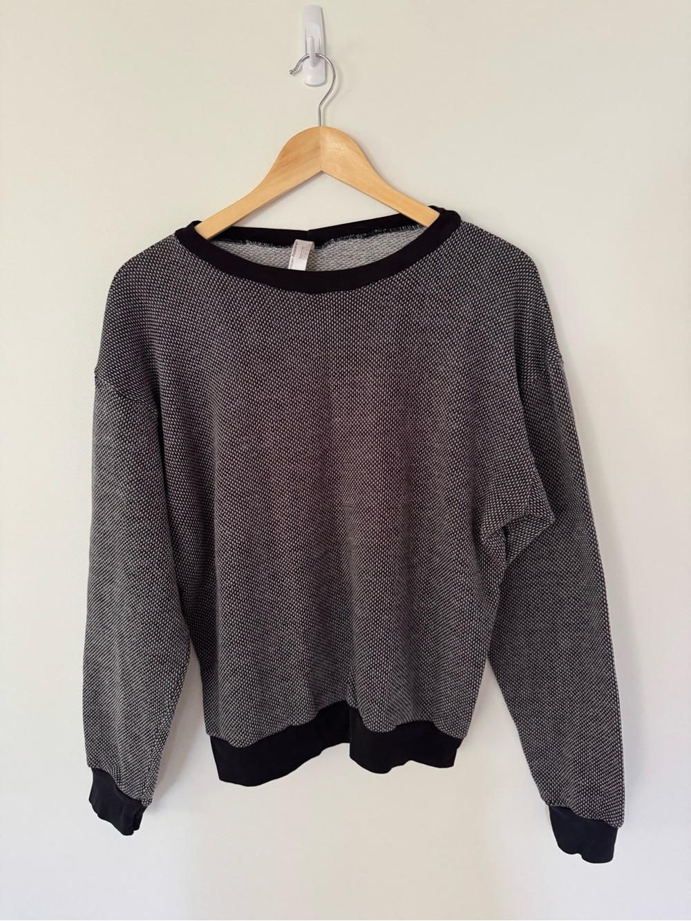 American Apparel Women's Textured Crewneck Sweater